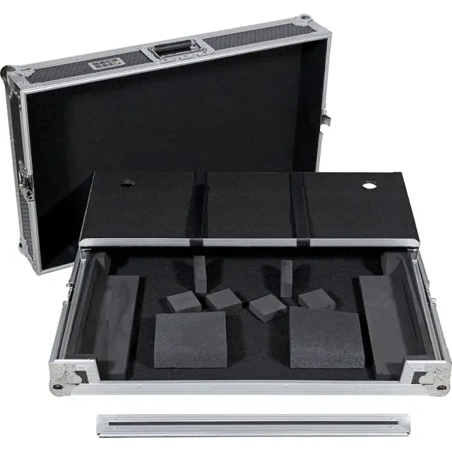 WALKASSE WMC-PRODJGRV6LTS Flight case Midi Controller Alphatheta® DDJ-GRV6 Silver (Laptop stand) 3