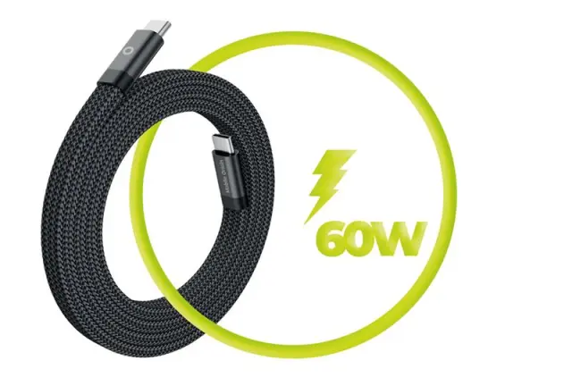 Mobile Origin Magnetic Flat Patented Original Cable USB-C to USB-C 1m, black 3