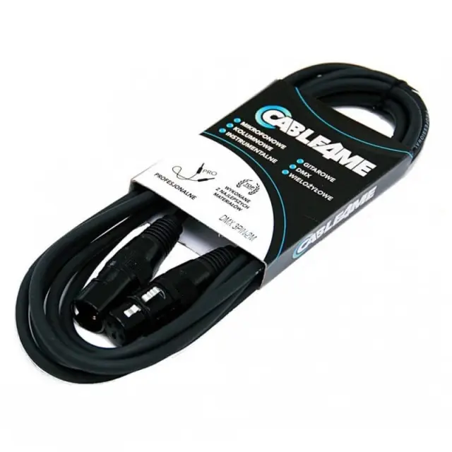 CABLE4ME DMX 3pin cable for lighting 5m