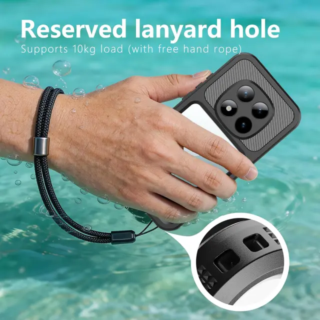 ShellBox - Waterproof IP68 Case - Xiaomi Redmi Note 15 Pro 5G - Black 2