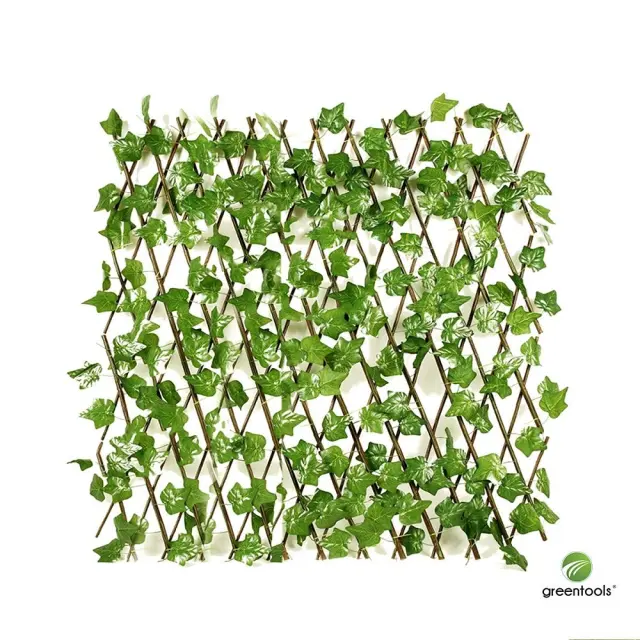 Green Tools GD116 Συνθετική πλαστική φυλλωσιά με πέργκολα ξύλινη 1x2m Πράσινο / 103378