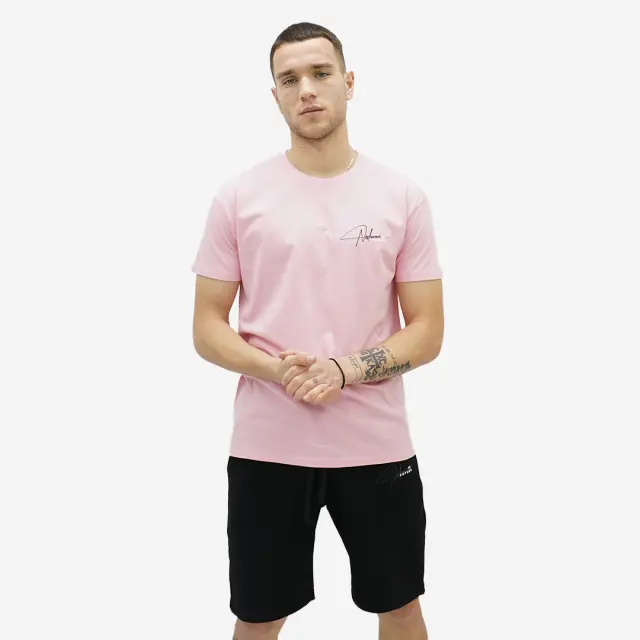 Noshame® Σετ T-shirt & Βερμούδα Ρόζ-Μαύρο με τύπωμα - 752541 - XXL 2