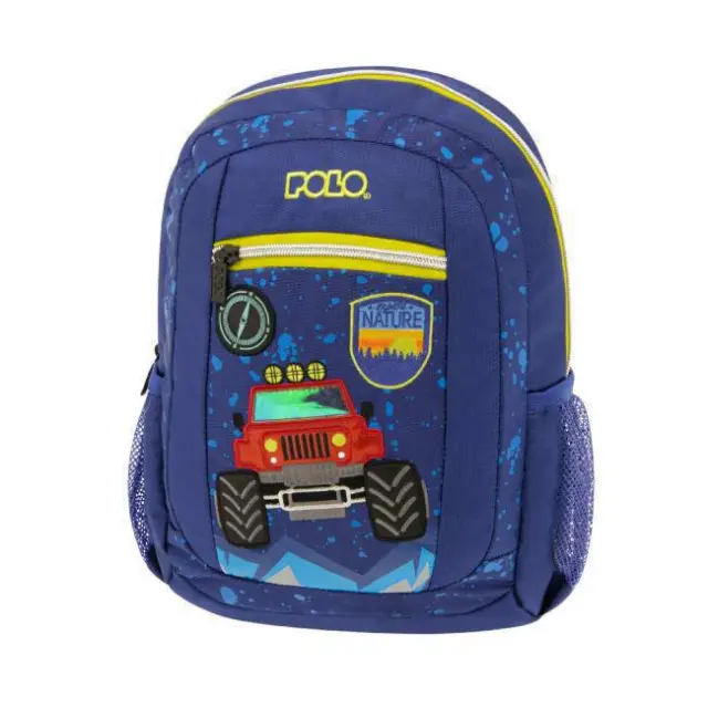 Polo Σχολική Τσάντα Πλάτης Νηπίου Bambino Jeep (907012-8236)