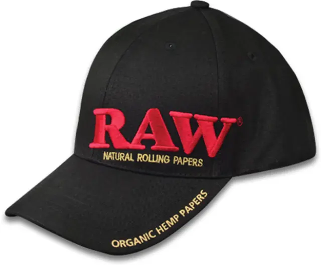 RAW Hat Καπέλο Μαύρο-Κόκκικο με Poker - One Size 2