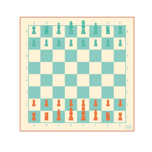 Legami Milano 2-in-1 Chess & Draughts Σκάκι από Ξύλο με Πιόνια 3