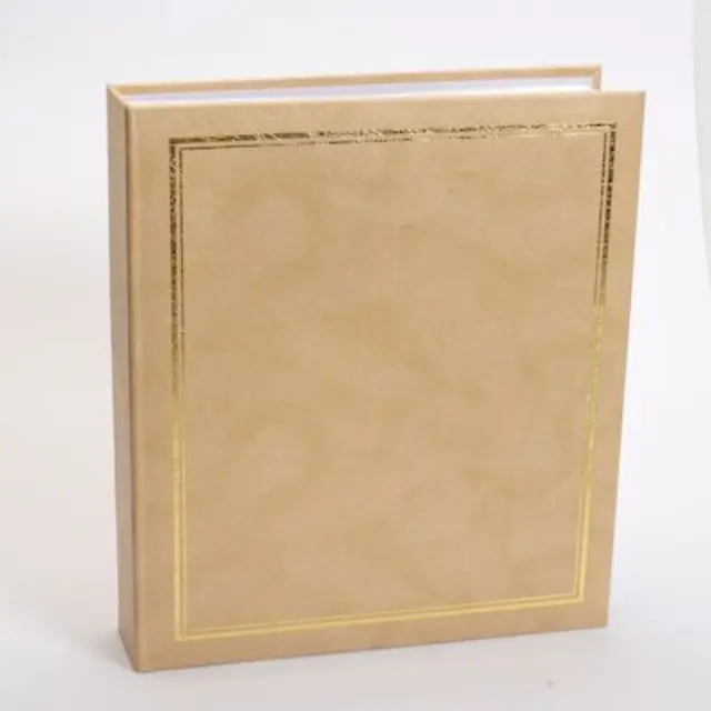 Άλμπουμ με θήκες 25x28cm για 100 φωτογραφίες 13χ18 Μπεζ (11118)