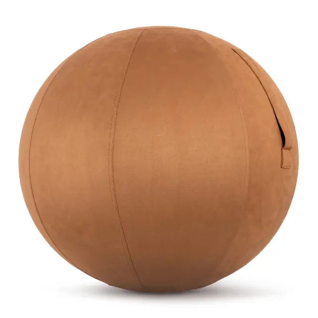 Κάλυμμα για Μπάλα Γυμναστικής AMILA GYMBALL 65cm Sueded Καφέ (96791)