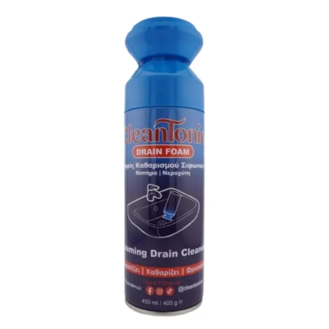CleanTonic Αφρός Καθαρισμού Σιφωνιών 450ml