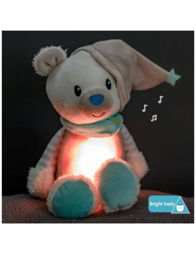 Φωτεινός Αγκαλίτσας με Ήχους Bebe Stars Bear 856-182 3
