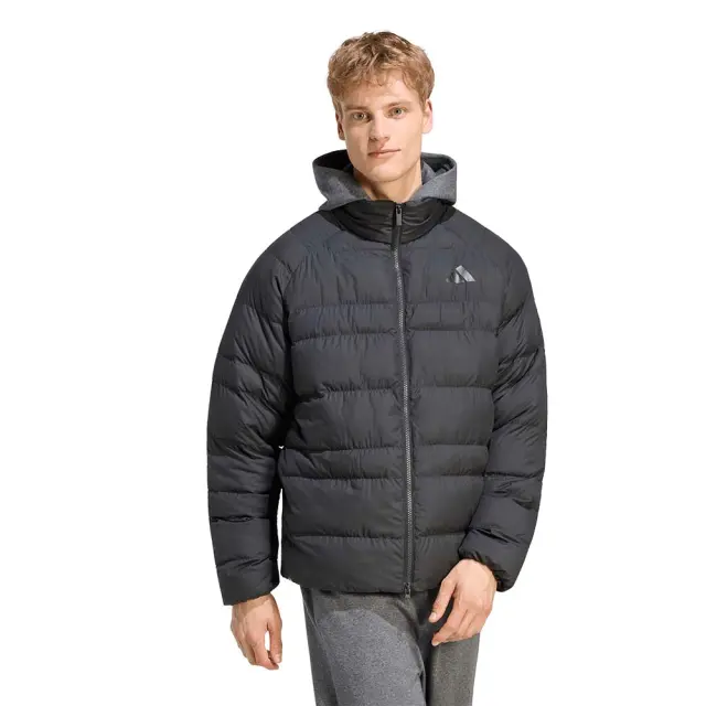 adidas Sportswear Men's Essentials Synthetic Down Lightweight Packable Jacket Μαύρο KF2710 (adidas Sportswear)