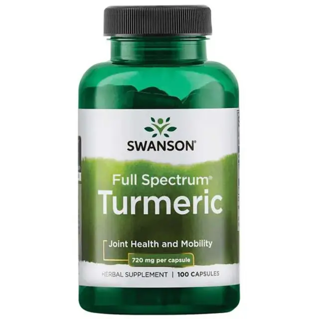 SWANSON Turmeric 720mg 100 κάψουλες