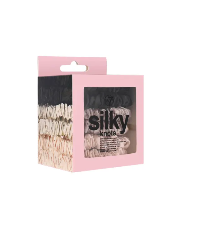 Silky Knots 6 Hair Scrunchies Original W7 2