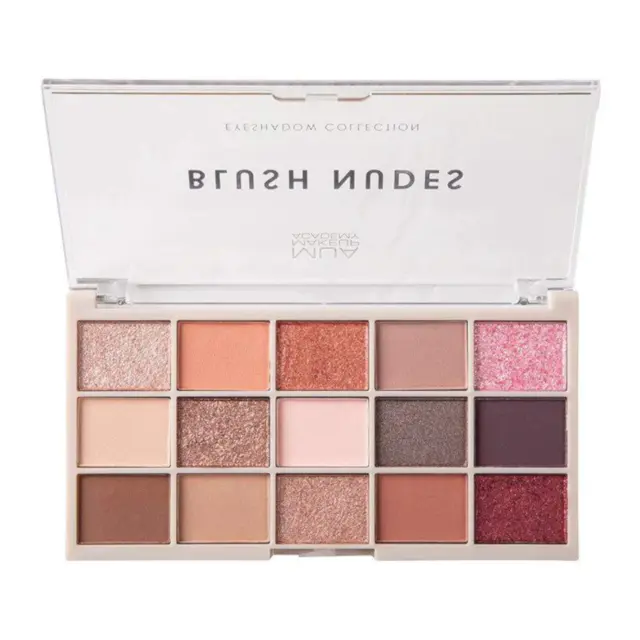 MUA Blush Nudes Παλέτα με Σκιές Ματιών σε Στερεή Μορφή Πολύχρωμη 12gr 2
