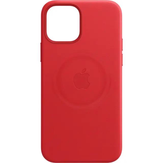 Apple® Leather MagSafe Θήκη για iPhone 12 Mini- Red. 2