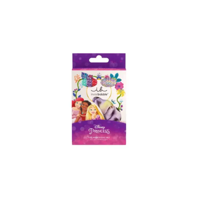 Invisibobble Kids Disney Princess The Princesses set Παιδικό Σετ με Λαστιχάκια 6τμχ & Sprunchie 1τμχ