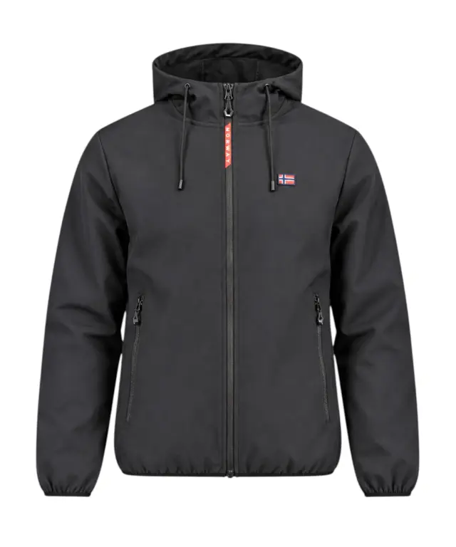 Norway Nautical School - Ανδρικό Μπουφάν Soft Shell 833921-BLACK Μαύρο