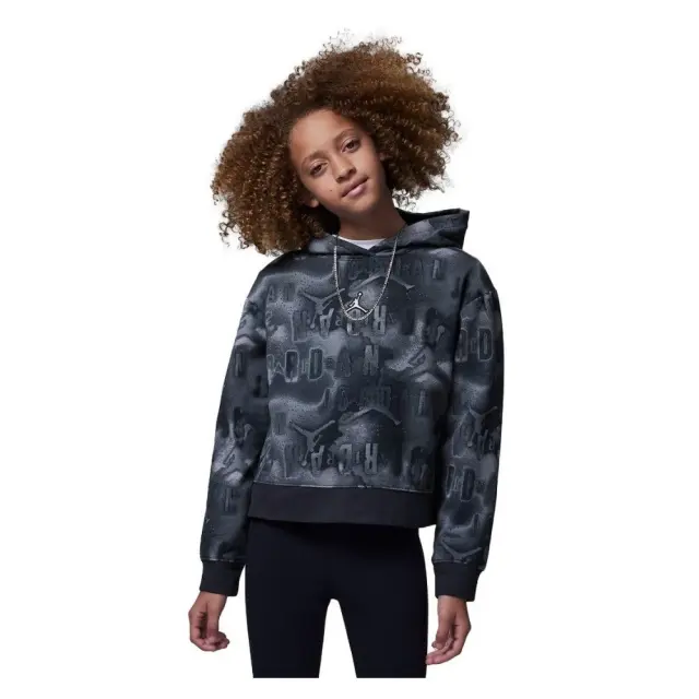 Jordan Essentials Aop Boxy ΠΑΙΔΙΚΗ ΜΠΛΟΥΖΑ (45B714-023) - Μαύρο - M 10-12 ετών
