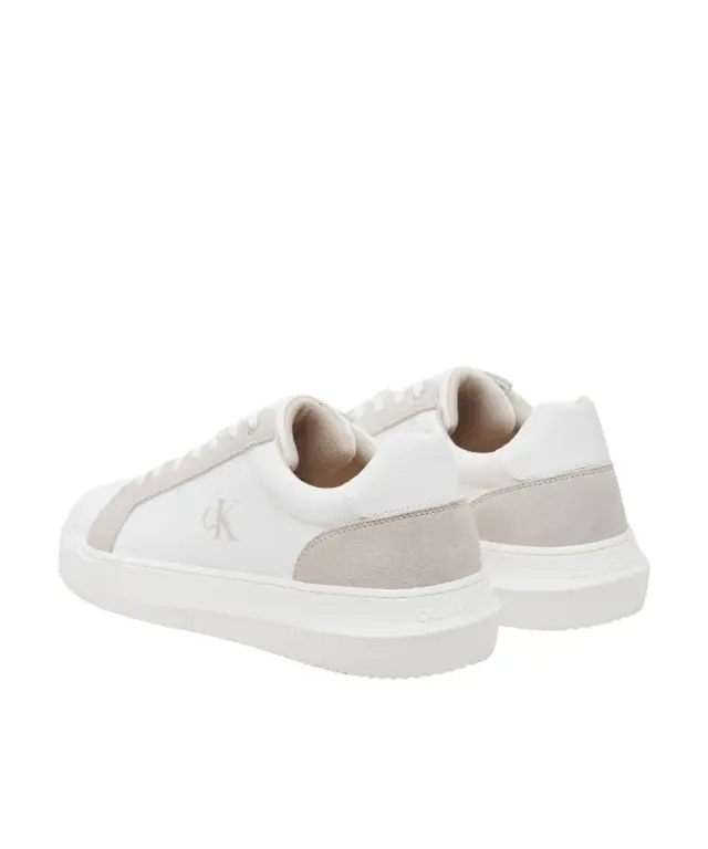 Calvin Klein - Ανδρικά Sneakers Chunky Cupsole Mg Canvas YM0YM01219-02S Λευκό 3