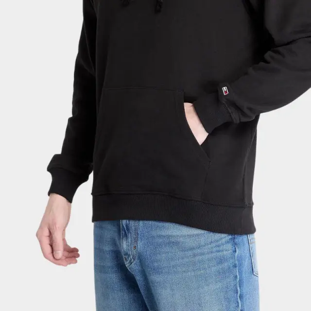 Tommy Hilfiger - Ανδρικό Φούτερ Regular Entry Graphic Hoodie DM0DM20847-BDS Μαύρο - 2XL 3