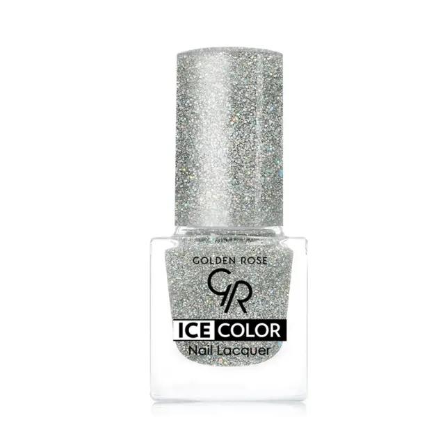 Golden Rose Ice Color Nail Lacquer 196 Ασημί 6ml