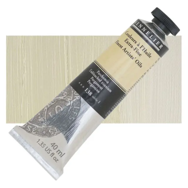 Sennelier Λάδι Finest Artists Oil 138 Unbleached Titanium - 40ml