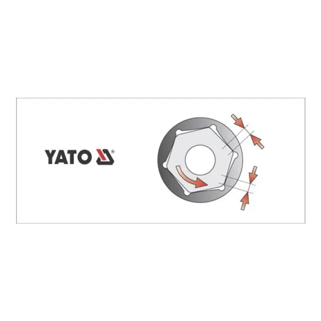 Yato Καρυδάκι Εξάγωνο 1/2" 18mm YT-1211 2