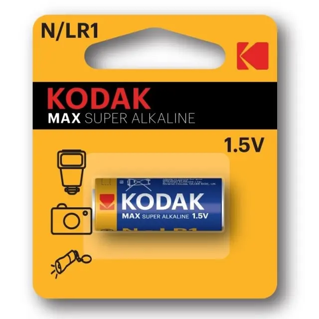 Μπαταρία Αλκαλική Kodak MAX LR1 N, 1 Τεμάχιο