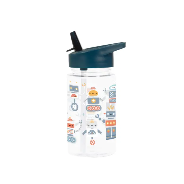 Παγούρι Από Tritan Α Little Lovely Company Robots 450ml DBROBU95