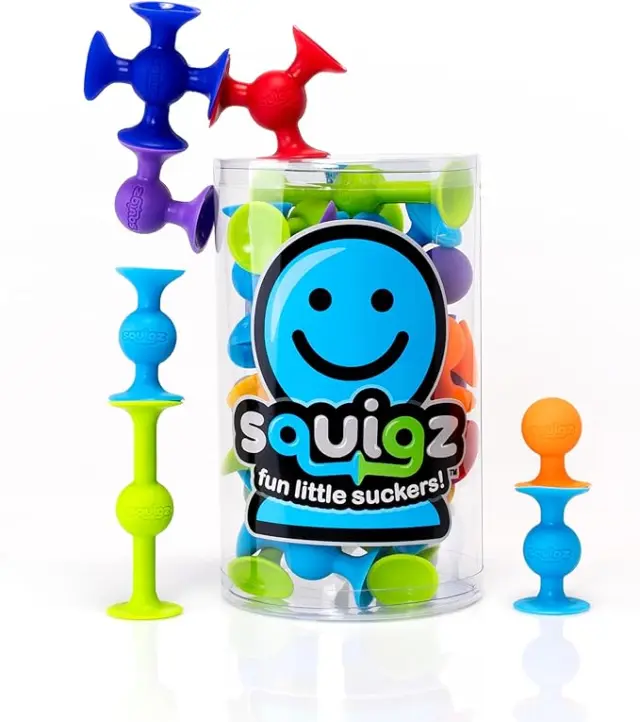 Βεντουζάκια Squigz 22 τεμ | Δημιουργικό Παιχνίδι Κατασκευών 3+ | Fat Brain Toys