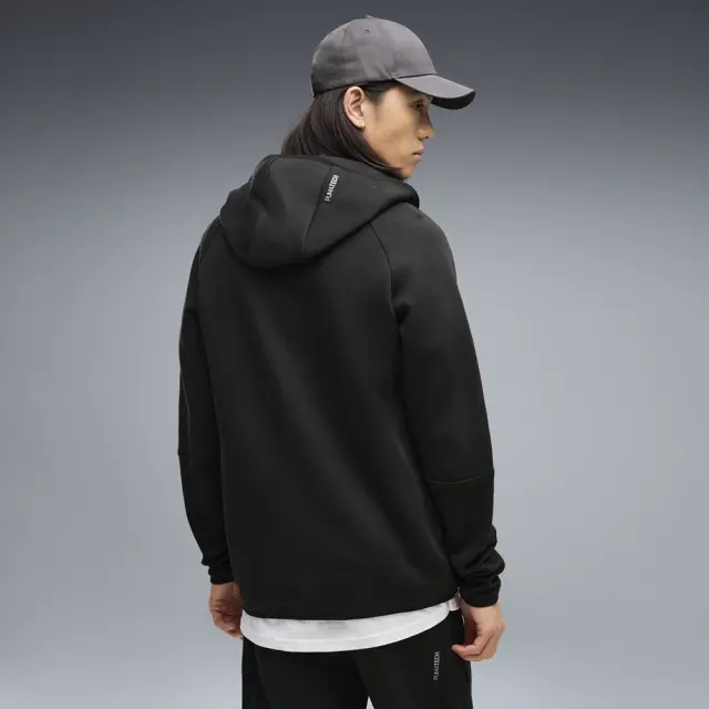 Puma Slim Elevated Full Zip Hoodie (693951-01) - Μαύρο 3