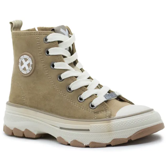 Μποτάκι Xti Taupe με κορδόνια 151321 - 38 2