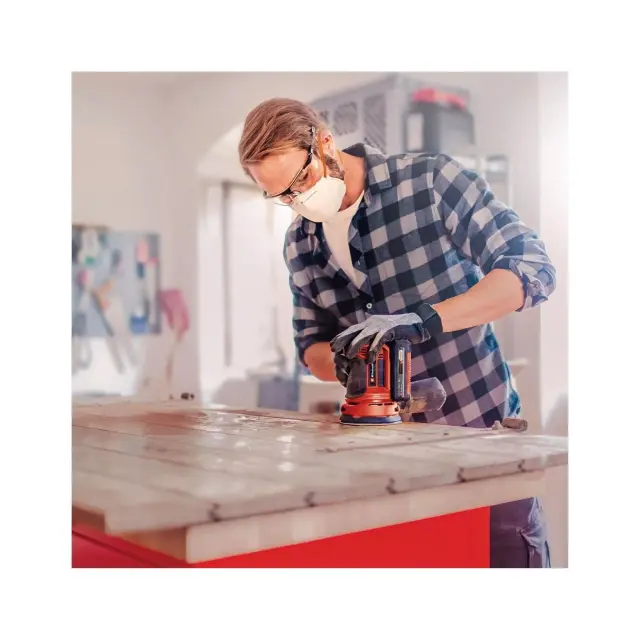 Einhell TE-RS 18 Li Solo - Έκκεντρο Τριβείο 125mm Μπαταρίας 18V Solo με Ρύθμιση Ταχύτητας και με Σύστημα Αναρρόφησης (4462010) 2