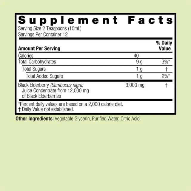 Nature's Answer Sambucus Original 120 ml 2