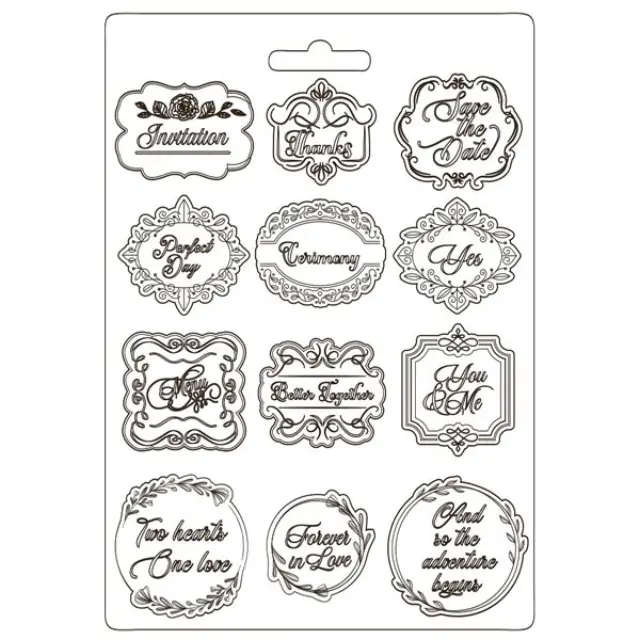 Εύκαμπτο Καλούπι για Σαπούνι-Γύψο - 21x29.7cm - You and Me Plates