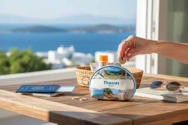 Πορτοφόλι Souvenir μπρελόκ mini - Σετ 10pcs - PVC - Thassos - 10*8*3cm - 871773 3