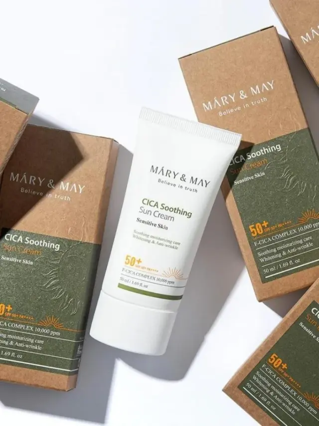 Mary + May CICA Soothing Sun Cream SPF 50+ Pa++++ – Αντιηλιακό με καταπραϋντικές ιδιότητες 50ml 2
