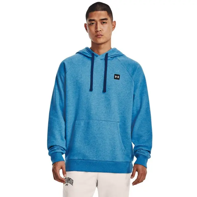 Under Armour Rival Fleece Hoodie (1357092-437) - Μπλέ - XL