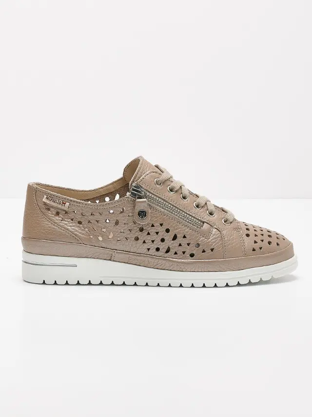 Mephisto Sneakers Γυναικείο δέρμα Γκρί MEP/JUNE PERF PEWTER 3