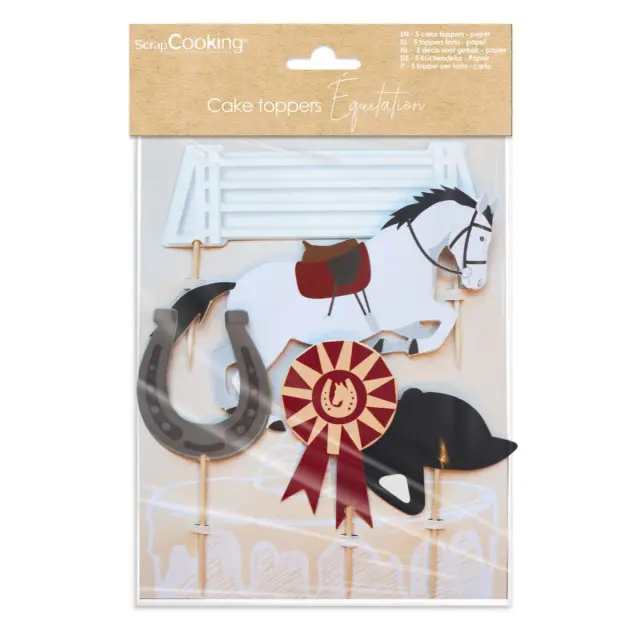 Scrapcooking Σετ Διακοσμητικών Τούρτας - Horse Sports