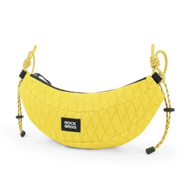 Rockbros H74 Bicycle Bag for Handlebar or Banana Shoulder 1.8L Yellow