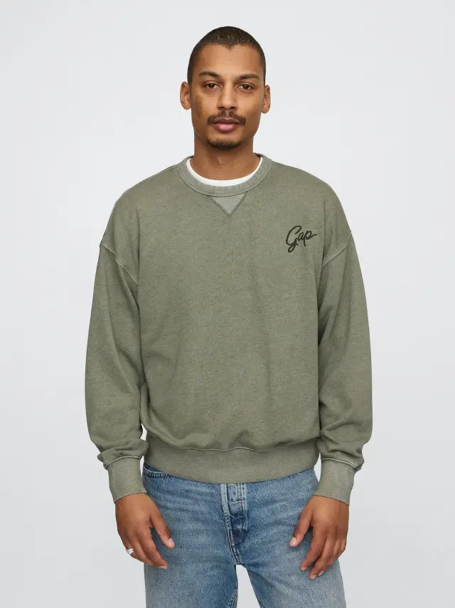 Vintage Soft Oversized Logo Φούτερ THYME 19-0309 TCX - M