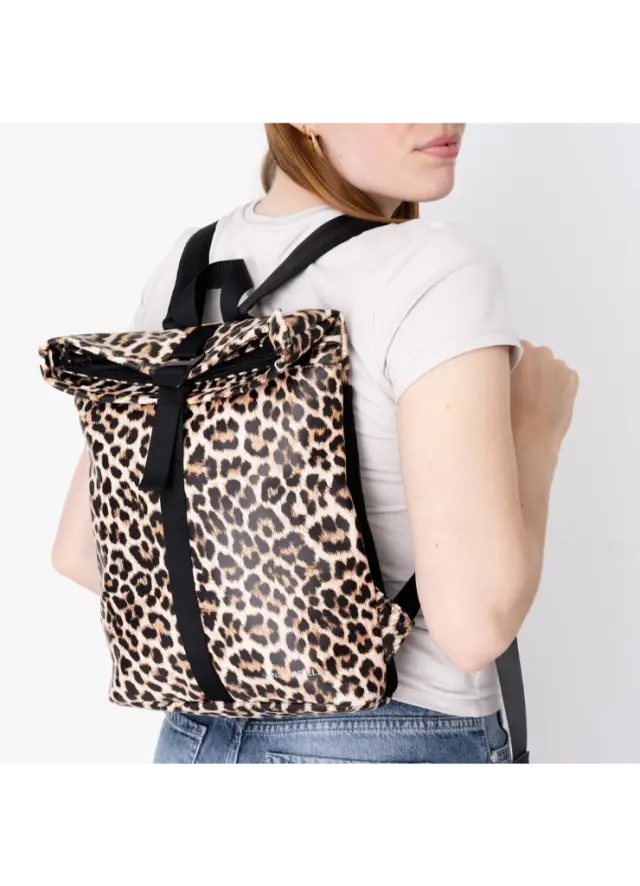 New Rebels - New Rebels Mart Los Angeles Leopard Rolltop Backpack 2