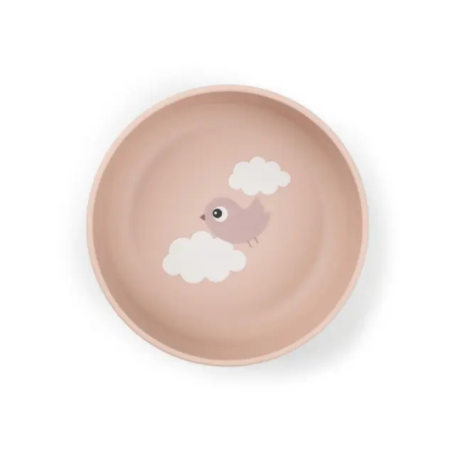 Παιδικό Μπωλ Με Αντιολισθιτική Βάση Happy Clouds Powder Done By Deer BR77709