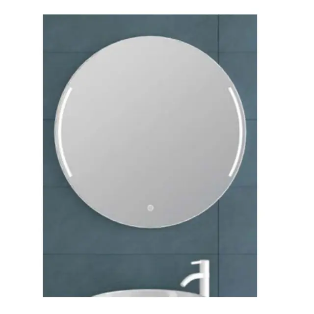 Compass Στρογγυλός Καθρέπτης Μπάνιου Led 60cm Λευκός 2