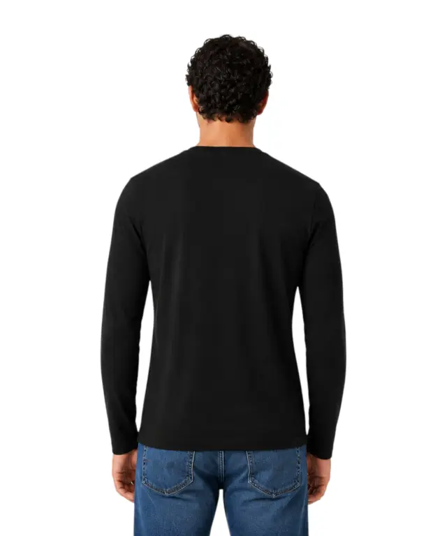 Guess - Ανδρική Μακρυμάνικη Μπλούζα T-Shirt M6YI28K3733-JBLK Μαύρο 3