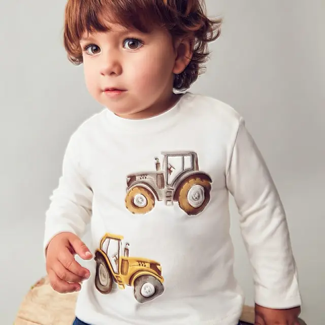 Baby 6 μηνών έως 4 ετών Μπλούζα κρεμ