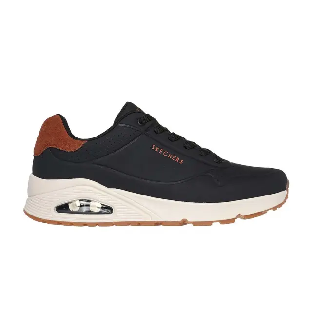 Skechers Men's Uno Suited On Air Μαύρο 183004-BLK (Skechers)
