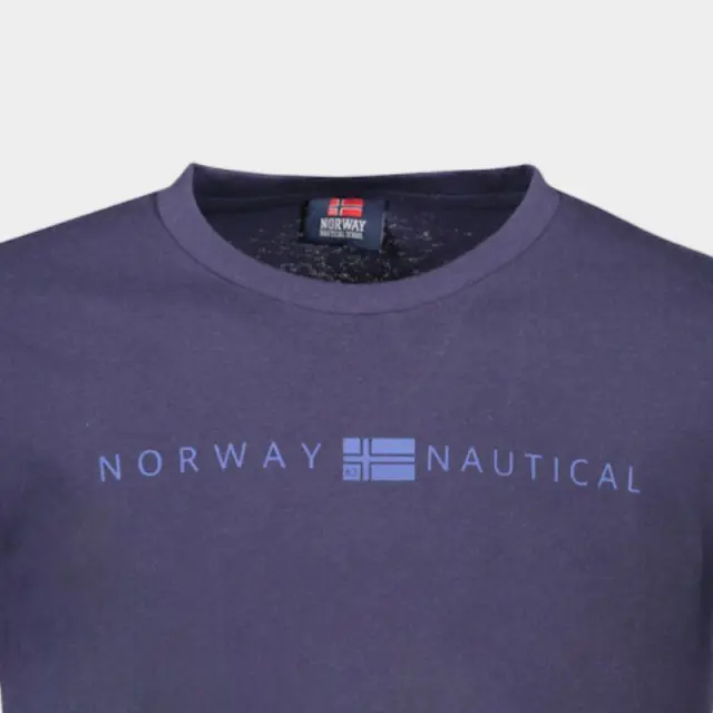 Norway Nautical School - Ανδρικό T-shirt Κοντομάνικο 846011-BLU Μπλε Σκούρο - 2XL 3