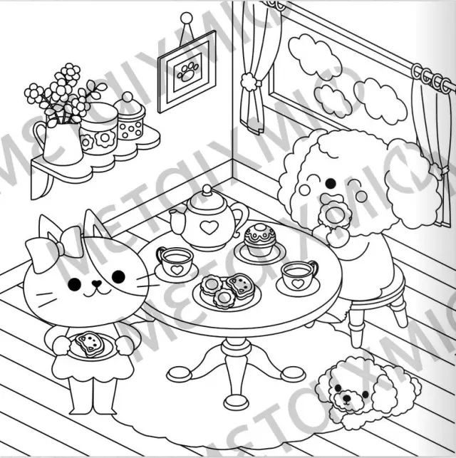 Μεταίχμιο Cozy Coloring: Η Αγαπημένη μου Παρέα - Περνάμε Ωραία στο Σπίτι! 84492 2
