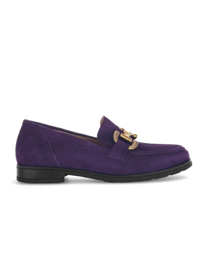 Gabor Μοκασίνια-Loafers Γυναικείο δέρμα Nubuck Μωβ GAB/52422 49-PURPLE 3